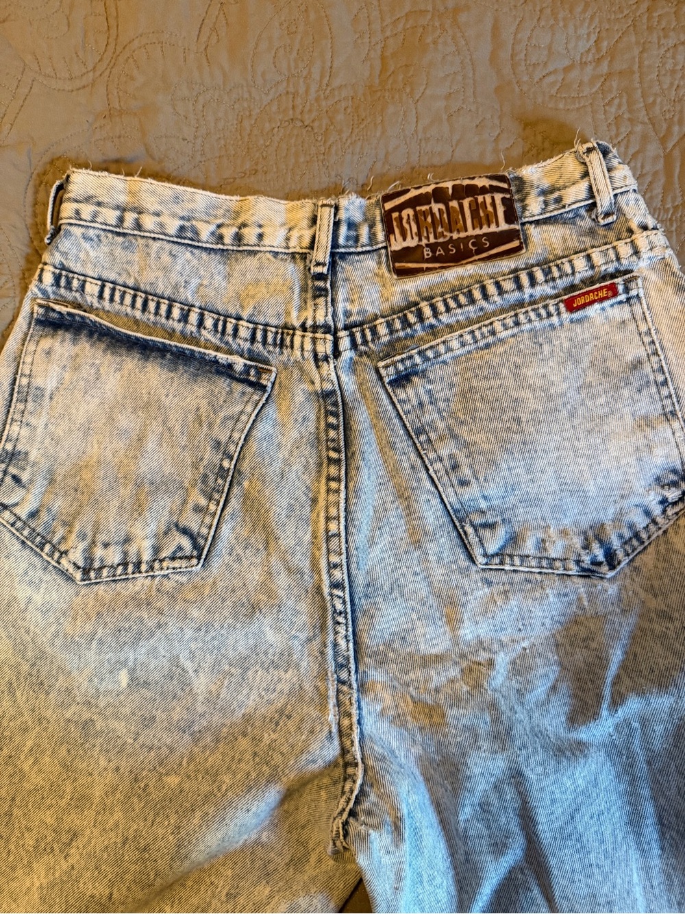 Vintage Jordache acid wash denim